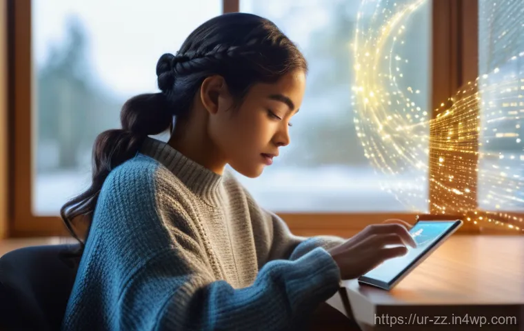 생성적 대화법의 주요 기법 - **A Collaborative AI Study Session**
A young female university student (early 20s), with braided...